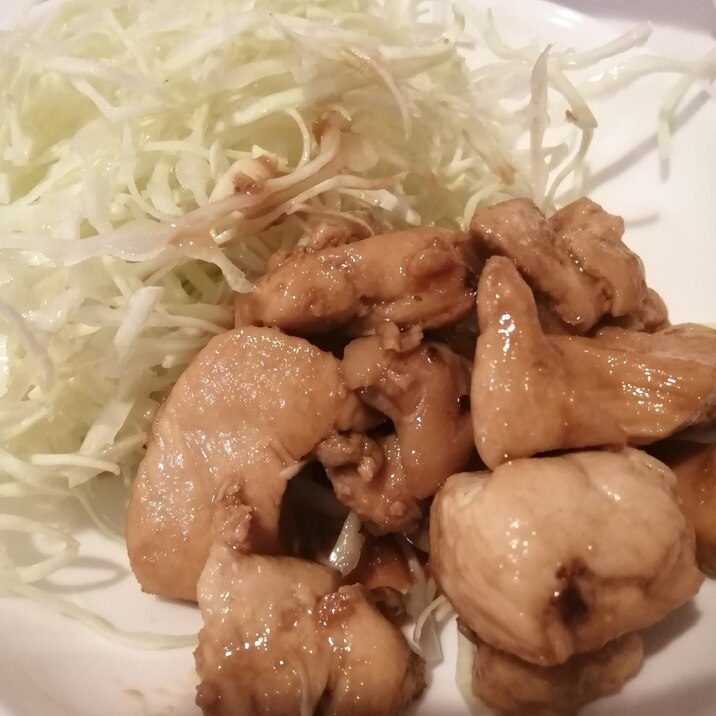 鶏の生姜焼き風